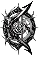 Code geass symbol incorporating elements tattoo design idea