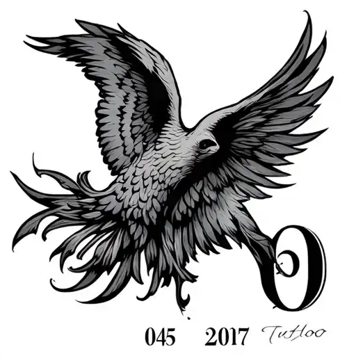 Roman numeral dates 04 05 2007 tattoo design idea
