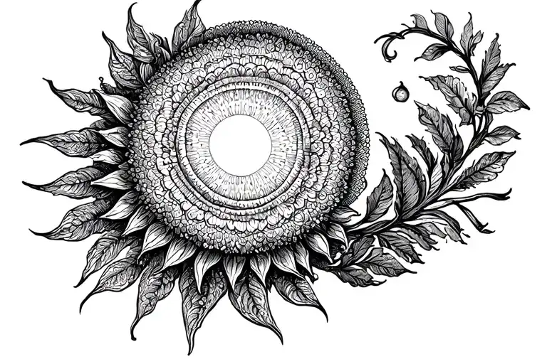 Sonne tattoo design idea