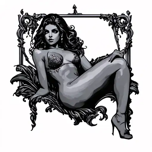 prostitute tattoo design idea