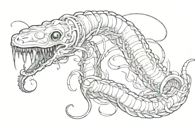WORM tattoo design idea