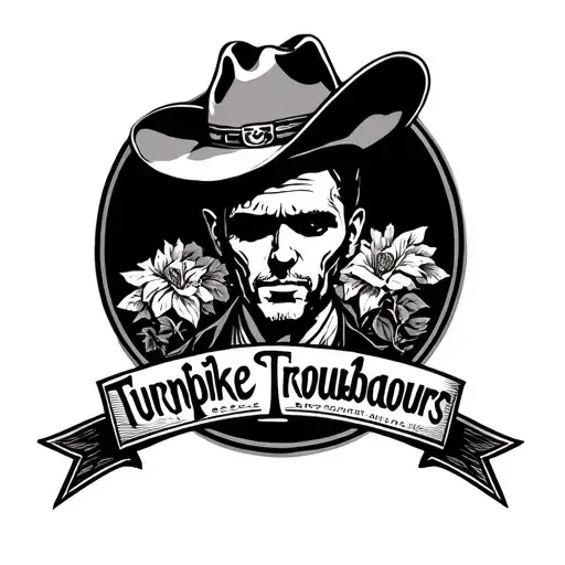 Turnpike Troubadours tattoo design idea