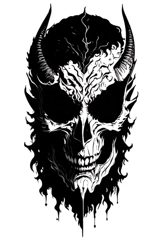 the devil whispered, "a storm is coming", I whispered back "I am the storm" tattoo design idea