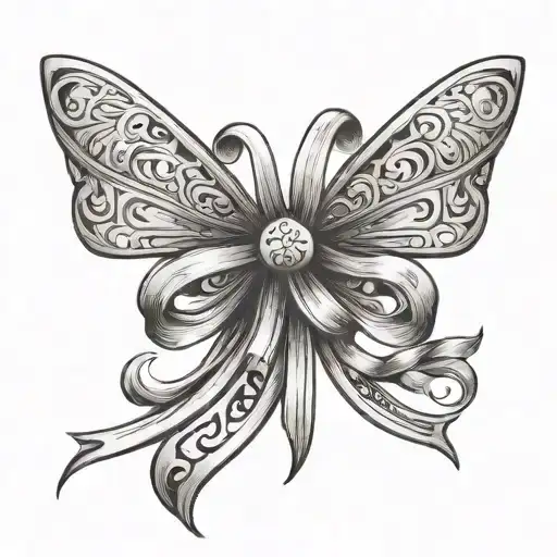 Design tattoo with Greek Script: The words "Είμαι η Άρτεμις Θεά του" are written in elegant Greek lettering with bow and tattoo design idea