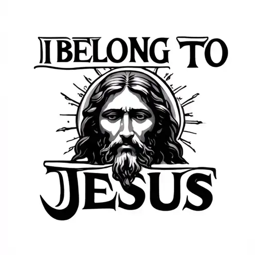I Belong To Jesus tattoo design idea