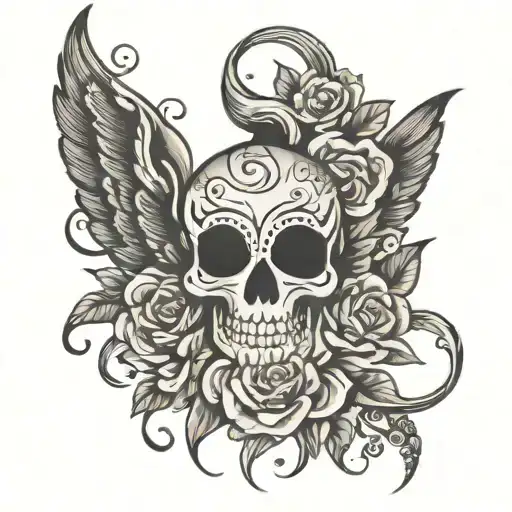 I mourn grandma tattoo design idea