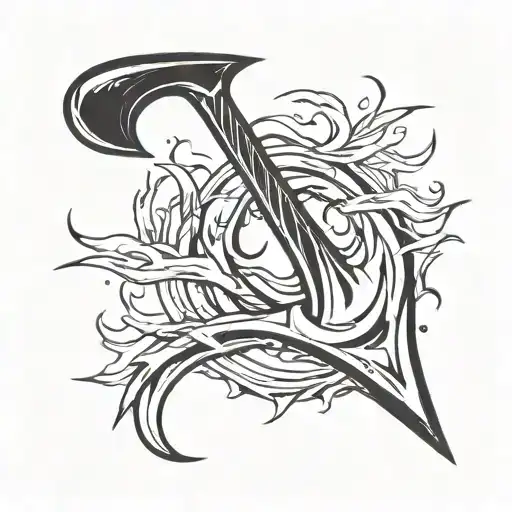 leviathan axe tattoo design idea