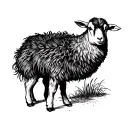 Lamb tattoo design idea