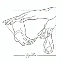 matching sibling tattoo tattoo design idea