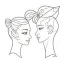 matching sibling tattoo tattoo design idea