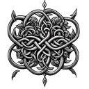 Celtic Vine tattoo design idea