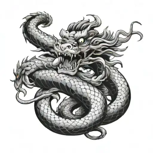 Mushu Tensei tattoo design idea
