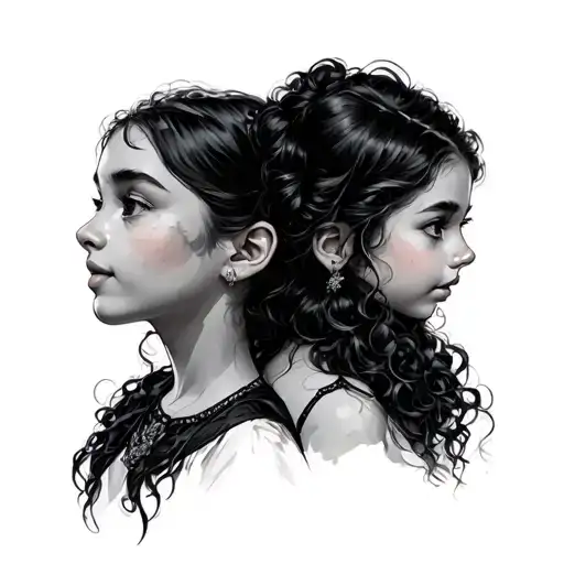 Siblings Of 3 tattoo design idea