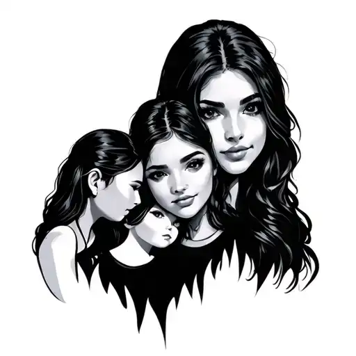 Family Protector tattoo design idea