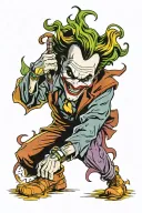 joaquin phoenix joker heath ledger tattoo design idea
