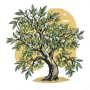 Olive Tree Therapy tattoo design idea