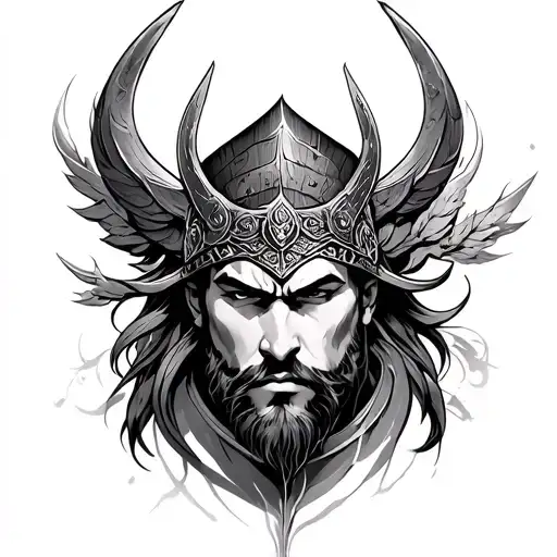 Illyrian Warrior tattoo design idea