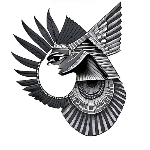 Egyptian tattoo design idea