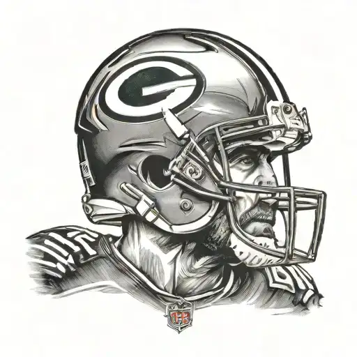 Green Bay packers tattoo Aaron rodgers tattoo design idea