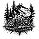 MTB tattoo design idea