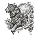 Kurdistan tattoo design idea