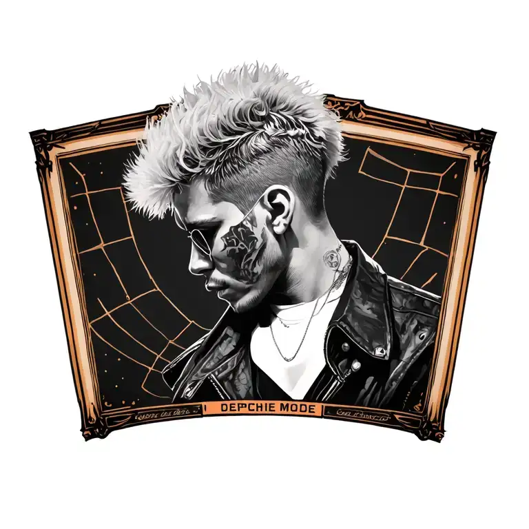 depeche mode tattoo design idea