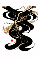 kintsugi tattoo design idea