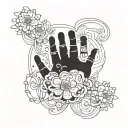 something representing my child, not handprint not footprint tattoo design idea