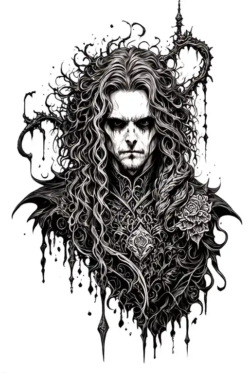 Bloodborne style tattoo tattoo design idea