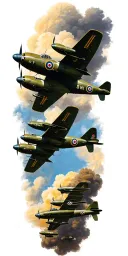 Lancaster Bomber tattoo design idea