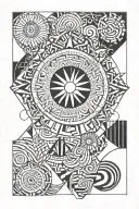 uruguay sun tattoo design idea