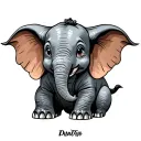 Dumbo tattoo design idea