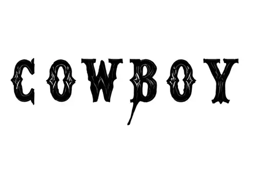 "Cowboy" tattoo design idea