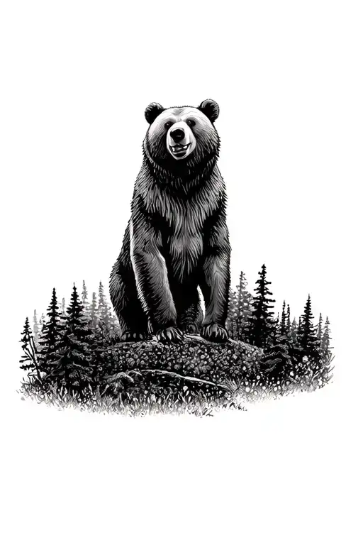 Brother Bear Movie tattoo design idea
