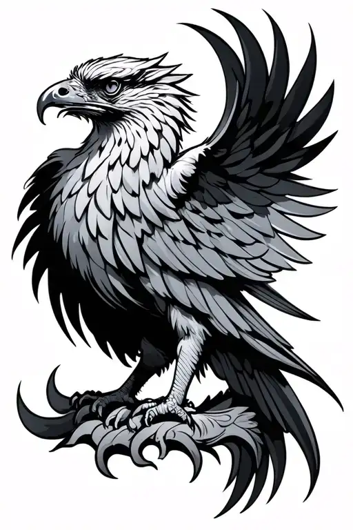 Gryphon tattoo design idea