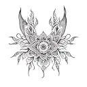 throat tattoo mandala tattoo design idea
