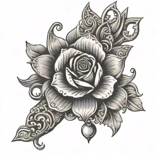 hand cuff tattoo inspired tattoo design idea