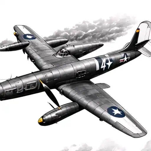 Lancaster Bomber tattoo design idea