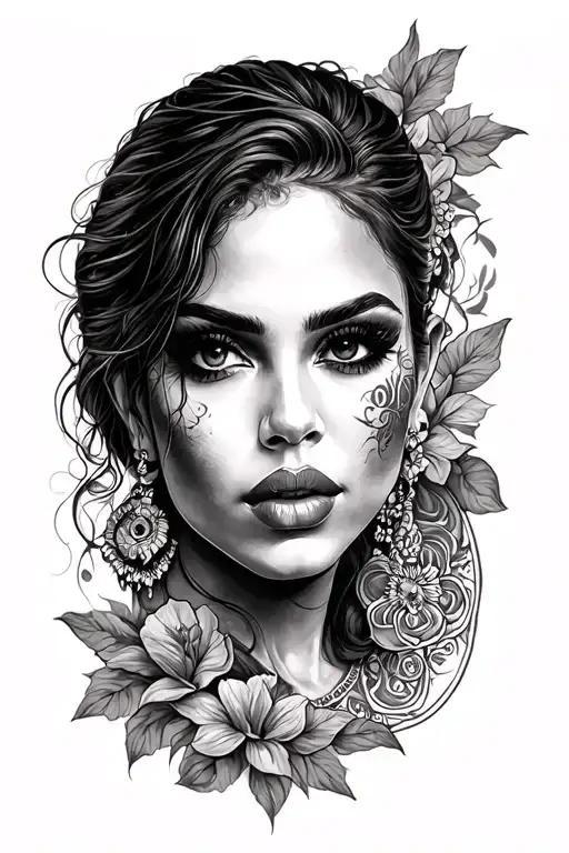 Chicano style tattoo tattoo design idea