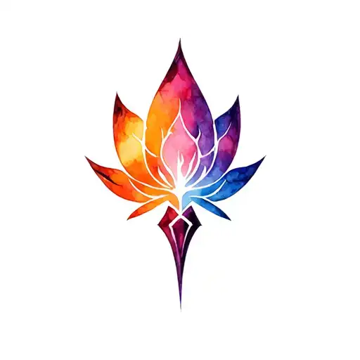 Mtg jeskai color tattoo tattoo design idea