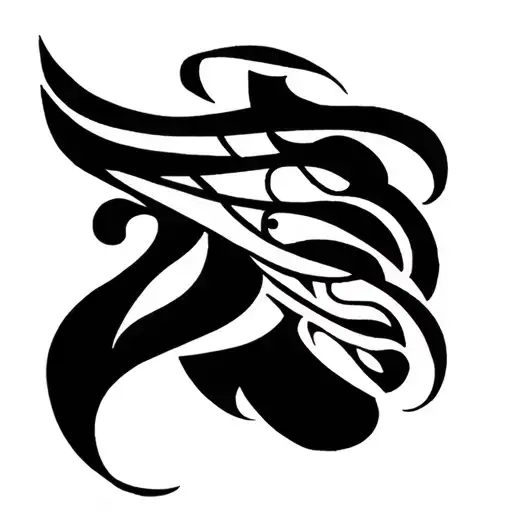 tribal Afro Brazilian inspired tattoo designed to wrap around the arm tattoo design idea