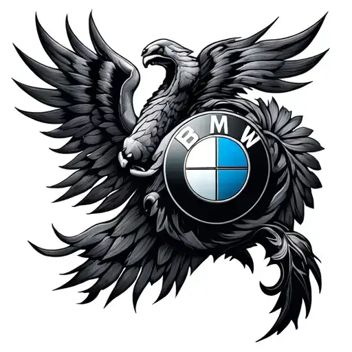BMW logo tattoo design idea