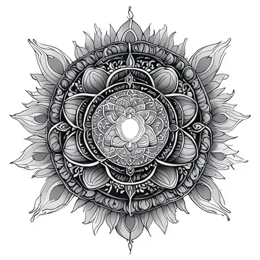 Gayatri Mantra tattoo design idea