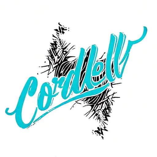 "Cordell" Cyan tattoo design idea