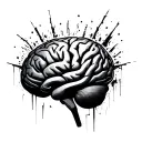 Broken Brain tattoo design idea