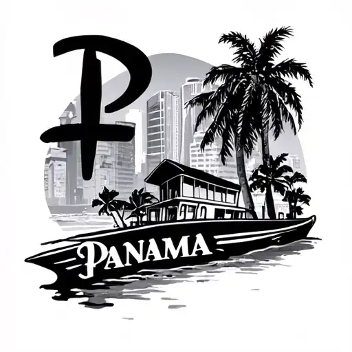 Panama City Panamá tattoo design idea