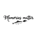 "Memories matter" "Memories matter" fishing tattoo design idea