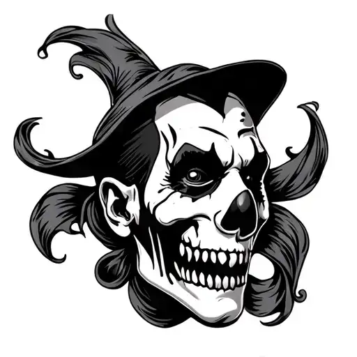 Juggalo tattoo design idea