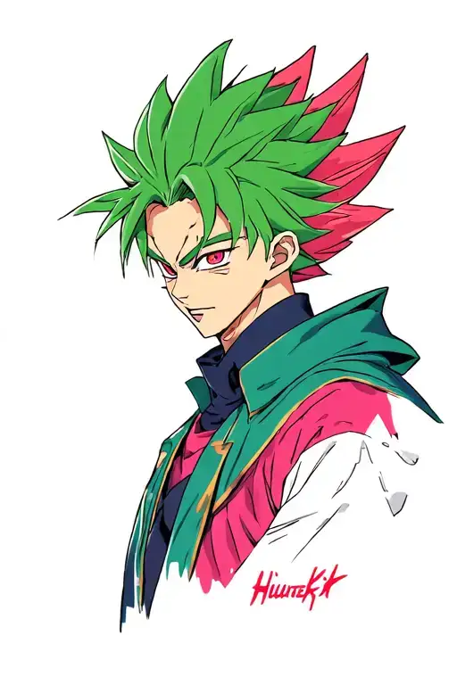 hisoka from hunter hunter x hunter tattoo design idea