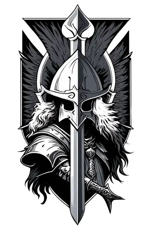 knights Templar tattoo design idea